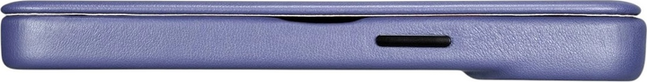 Etui z klapką iCarer Curved Edge Oil Wax Real Leather Folio Case do Apple iPhone 14 Pro Max Light Purple (WMI14220716-LP) - obraz 13