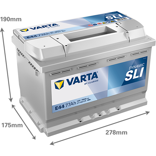 Автомобільний акумулятор Varta Silver Dynamic 77А Єв (-/+) E44 (780EN) (577400078) - зображення 4