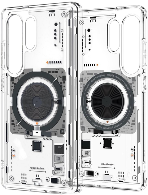 Etui plecki Spigen Ultra Hybrid Mag do Samsung Galaxy S25 Ultra Transparent (8809971237901) - obraz 2
