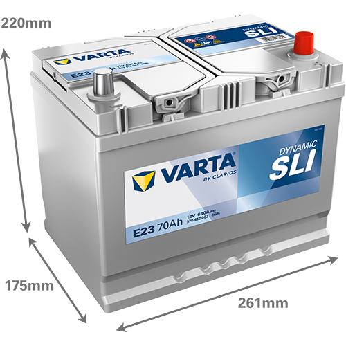 Автомобильный аккумулятор Varta Blue Dynamic 70А Ев (-/+) ASIA E23 (630EN) (570412063) - изображение 4