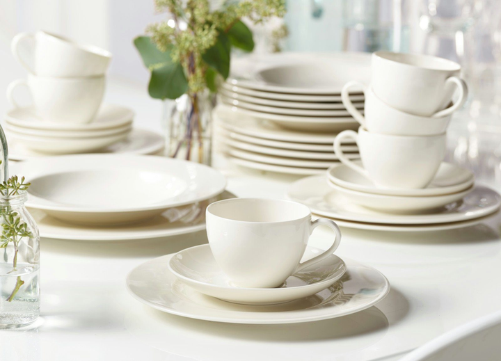 Кофейная чашка с блюдцем Villeroy & Boch Basic White 200 мл премиальный фарфор белый - изображение 7