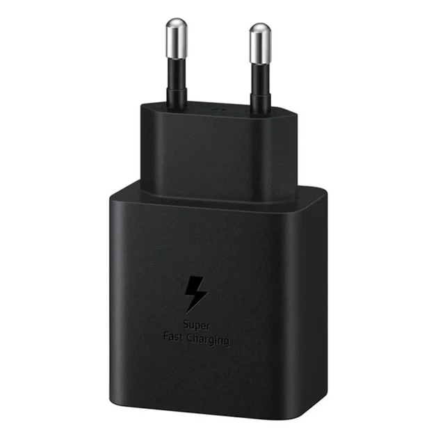 Сетевой зарядный устройство Sumsung 45 Вт PD Adapter No Logo Super Fast Charging 2.0 Черный - Фото 4 Сетевой зарядный устройство Sumsung 45 Вт PD Adapter No Logo Super Fast Charging 2.0 Черный - изображение 4