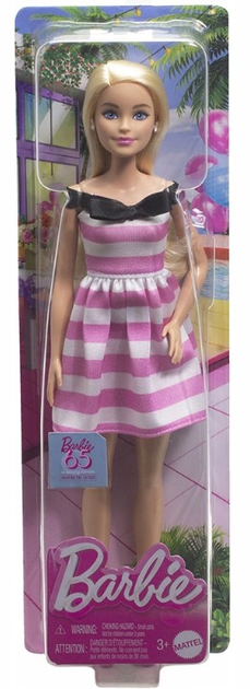 Lalka Barbie Fashionistas 65th Anniversary Blond HTH66 (0194735190737) - obraz 1