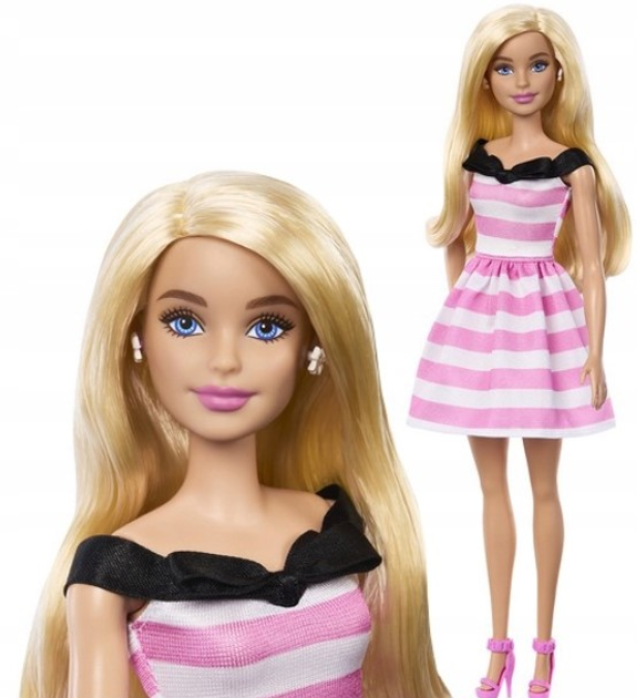 Lalka Barbie Fashionistas 65th Anniversary Blond HTH66 (0194735190737) - obraz 4