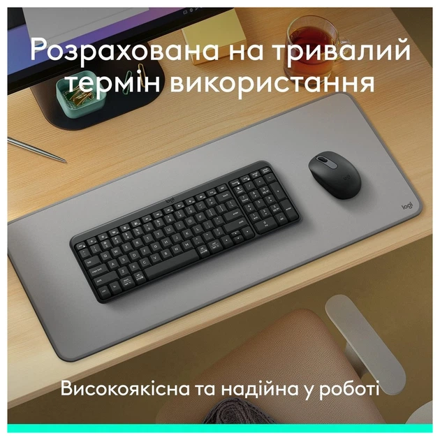 Клавиатура Logitech K250 Graphite (920-013822) - изображение 10