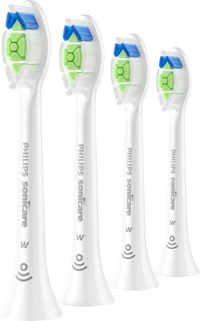 Główki szczoteczki do zębów Philips Sonicare W2 Optimal White 4 szt. Białe (HX6064/87) - obraz 1