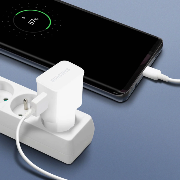 Ładowarka sieciowa Samsung EP-TA200EWE USB-A 15 W + kabel EP-DR140AWE White (8596311080760) - obraz 7