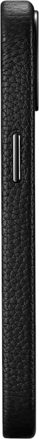 Etui iCarer Litchi Premium Leather Magsafe Back Case do Apple iPhone 14 Plus Black (WMI14220711-BK) - obraz 12