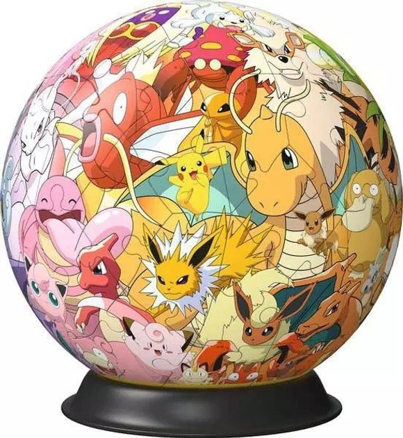 Puzzle 3D Ravensburger Kula Pokemon 11595 72 elementy (4005556115952) - obraz 2