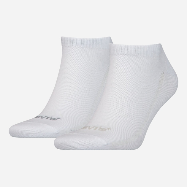 Zestaw skarpet męskich Levi`s Low Cut Tencel Org Co 2P 43/46 2 pary Biały - obraz 1