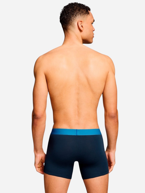 Набір трусів-боксерів чоловічих бавовняних Levi`s Men Sld Basc Boxer Brief Org Co M 2 шт Темно-синій (8720245703215) - зображення 4