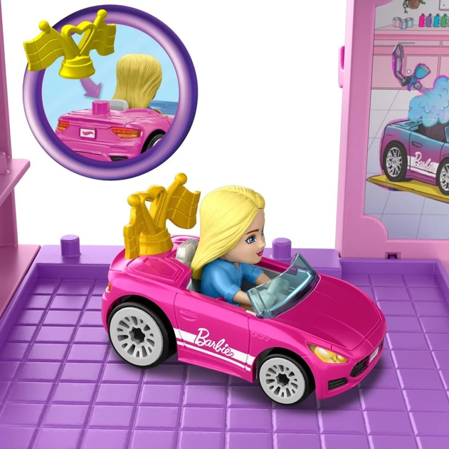Автомобільний трек Hot Wheels Barbie Spiral Race JDD65 (0194735281824) - зображення 5