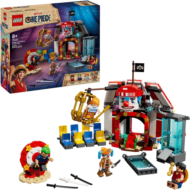 Конструктор LEGO One Piece Цирковой шатер клоуна Багги 573 детали