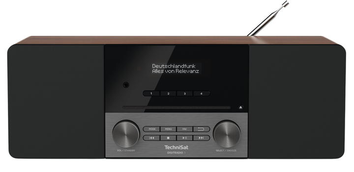 Радіо TechniSat DIGITRADIO 3 DAB+ Nut (0004/3913) - зображення 1