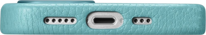 Etui iCarer Litchi Premium Leather Magsafe Back Case do Apple iPhone 14 Pro Max Green (WMI14220712-GN) - obraz 11