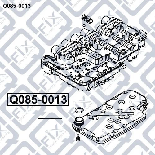 Фильтр АКПП Q-FIX Q085-0013, Mitsubishi L200, Pajero, Pajero Sport 1998- OEM MR528836 - изображение 4