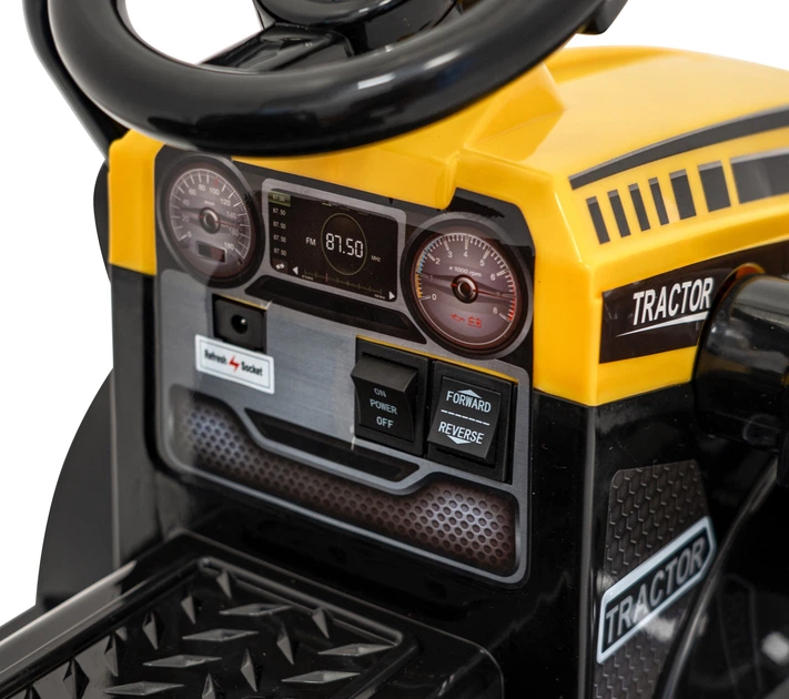 Traktor Spychacz G320 dla najmłodszych dzieci Żółty (5903864956375) - obraz 8