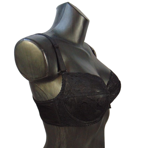 Бюстгальтер тонкий поролон до середини чашки 80C чорний Lanny mode 11420 - Фото 3 Бюстгальтер тонкий поролон до середини чашки 80C чорний Lanny mode 11420 - зображення 3