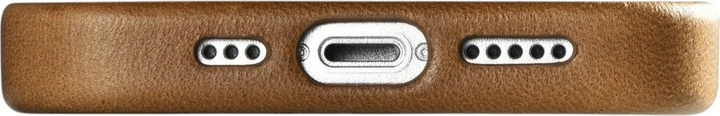 Etui iCarer Oil Wax Premium Leather Magsafe Back Case do Apple iPhone 14 Plus Brown (WMI14220703-TN) - obraz 14