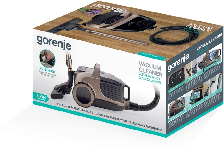 Пилосос без мішка Gorenje VCE08GAPGOCY - Фото 8 Пилосос без мішка Gorenje VCE08GAPGOCY - зображення 8