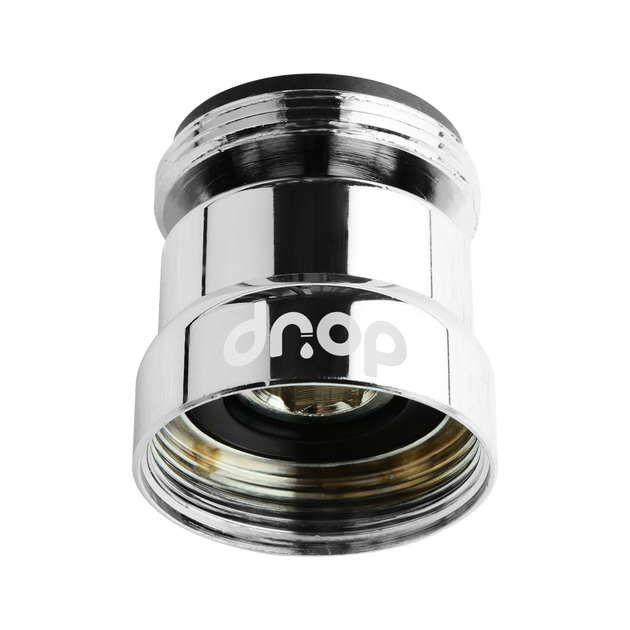 Поворотный адаптер 360° DROP PM360T для смесителя - Угол наклона 15°, внешняя М 24 мм - Фото 1 Поворотный адаптер 360° DROP PM360T для смесителя - Угол наклона 15°, внешняя М 24 мм - изображение 1