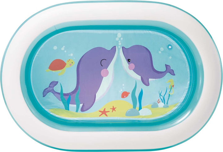 Надувний дитячий басейн Intex Sea Friends 163х107х46 см (6941057454825) - зображення 2