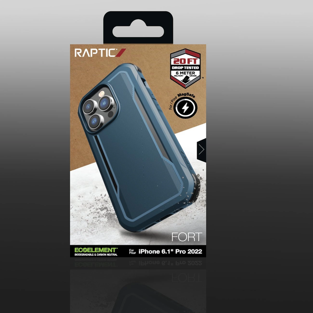 Панель Raptic X-Doria Fort Case для Apple iPhone 14 Pro Blue (6950941493611) - зображення 9