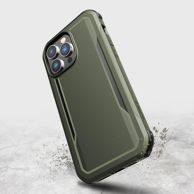 Etui Raptic X-Doria Fort Case do Apple iPhone 14 Pro Green (6950941493598) - obraz 7