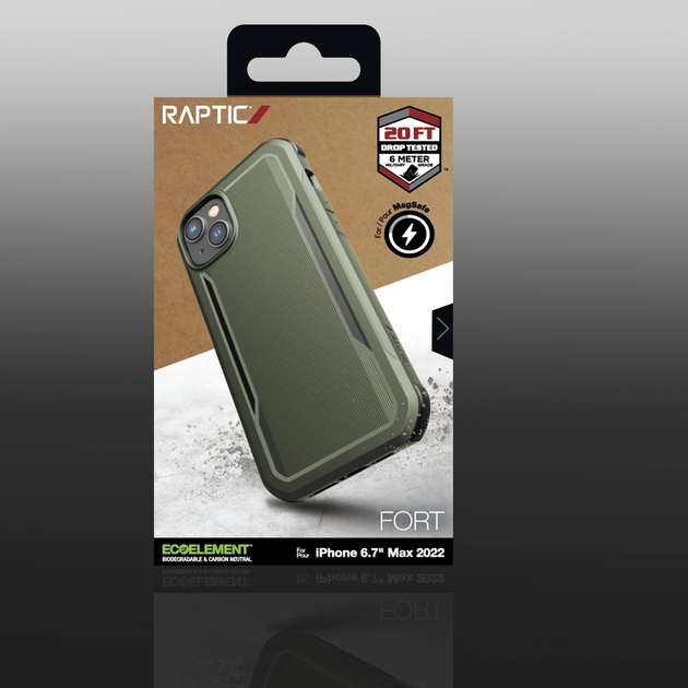 Etui Raptic X-Doria Fort Case do Apple iPhone 14 Green (6950941493567) - obraz 9
