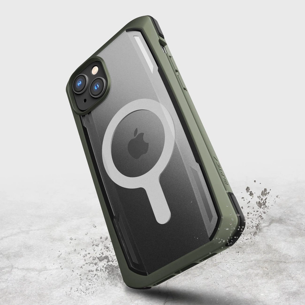 Etui Raptic X-Doria Secure Case do Apple iPhone 14 Plus Green (6950941493529) - obraz 7