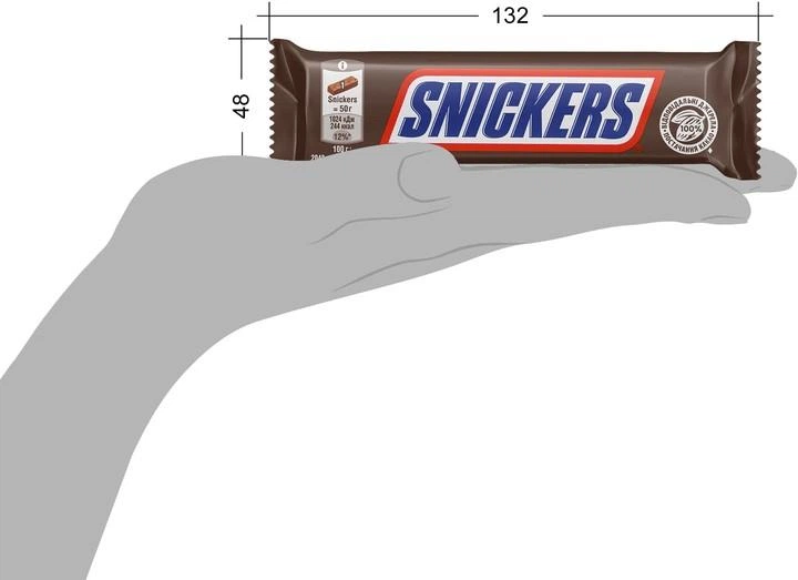 Упаковка батончиков Snickers 40 шт x 50 г (2352523525) - изображение 5