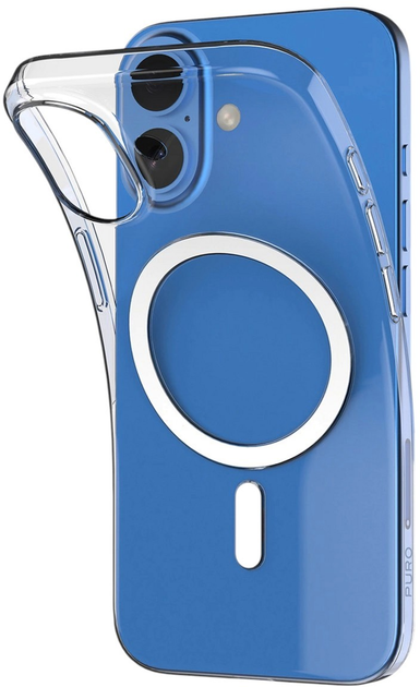 Etui Puro Etui 0.3 Nude Mag do Apple iPhone 16 Transparent (8018417484971) - obraz 2
