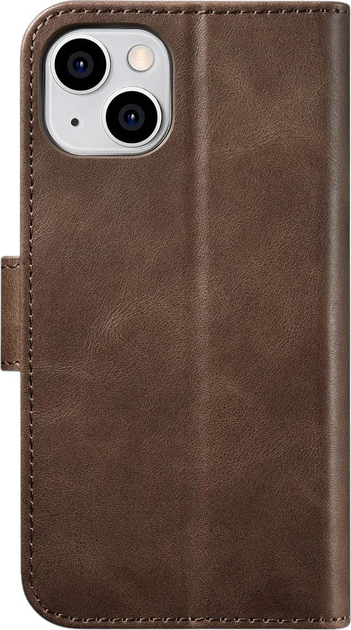 Чохол-книжка iCarer Oil Wax Premium Leather 2in1 Wallet Case з RFID для Apple iPhone 14 Brown (WMI14220721-BN) - зображення 2