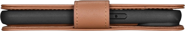 Etui z klapką iCarer Real Cowhide Premium Leather 2in1 Wallet Case z RFID do Apple iPhone 14 Plus Brown (WMI14220727-BN) - obraz 5