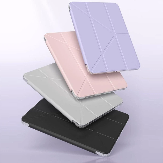 Чохол обкладинка Transparent Y-Fold desing + Right Pencil Holder BBM1 для iPad Pro 11" 2024 (M4)/2025(M5) Чорний - зображення 7