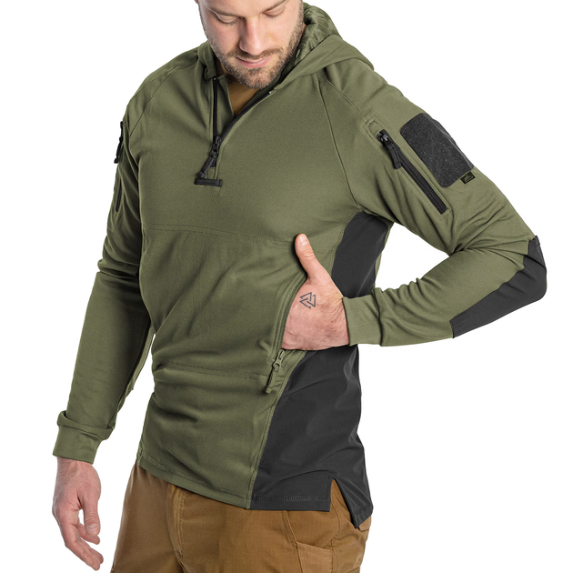 Кофта Helikon Range Hoodie TopCool, Olive Green, XS - изображение 2