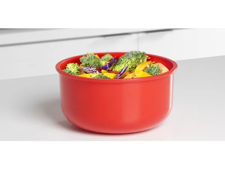 Pojemnik Sistema Steamer czerwony 915 ml (9414202011138) - obraz 5