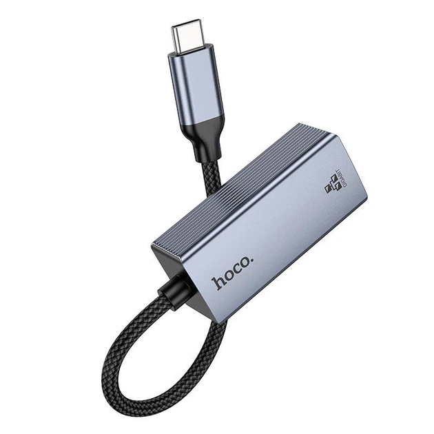 Адаптер HOCO Type-C ethernet adapter UA37 (1000 Mbps) 5035688 - изображение 6