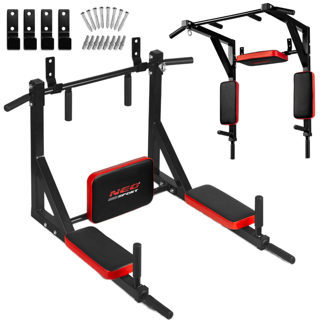 Drążek ścienny Neo Sport NS-319 (5903890606053) - obraz 1
