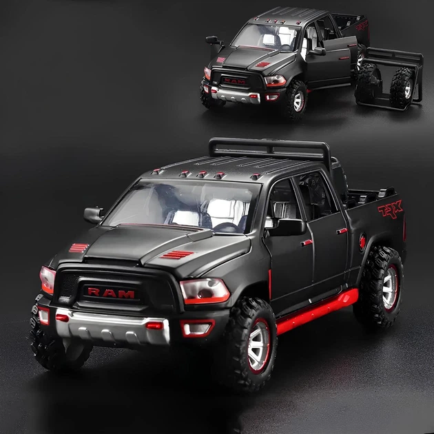 Модель автомобиля Dodge Ram TRX. Металлическая инерционная машинка