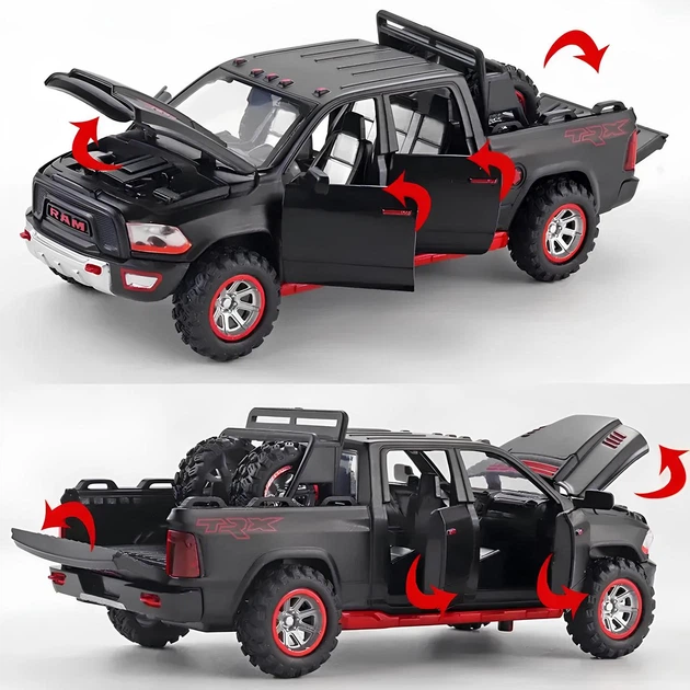 Модель автомобіля Dodge Ram TRX. Металева інерційна машинка Додж
