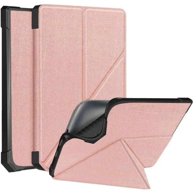Чохол-книжка BeCover Ultra Slim Origami для PocketBook 740 Inkpad 3/Color/Pro Rose Gold (707456) Рожевий 31718 - изображение 4