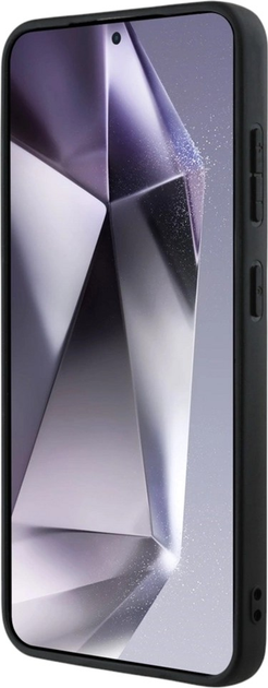 Etui Guess Grained Big 4G Logo Small Classic do Samsung Galaxy S25 Black (3666339449124) - obraz 5