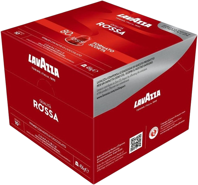 Кава в капсулах Lavazza Qualita Rossa 80 шт (8000070059672) - зображення 2