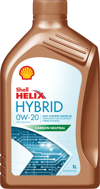 Olej silnikowy Shell Helix Hybrid 0W-20 1 l (5011987081079) - obraz 1