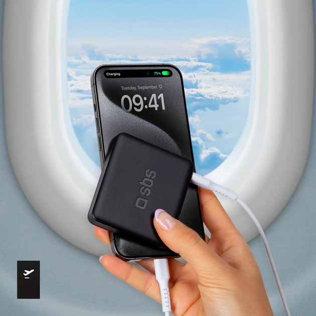 Powerbank SBS NanoTube 5000 mAh 10W Black (8018417467219) - obraz 11