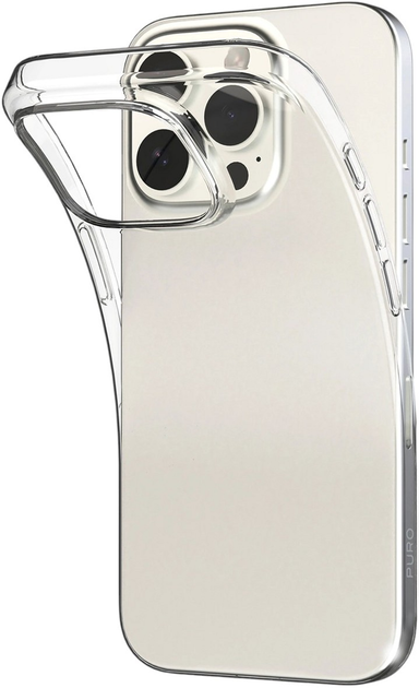 Etui Puro Etui 0.3 Nude do Apple iPhone 16 Pro Max Transparent (8018417484964) - obraz 1
