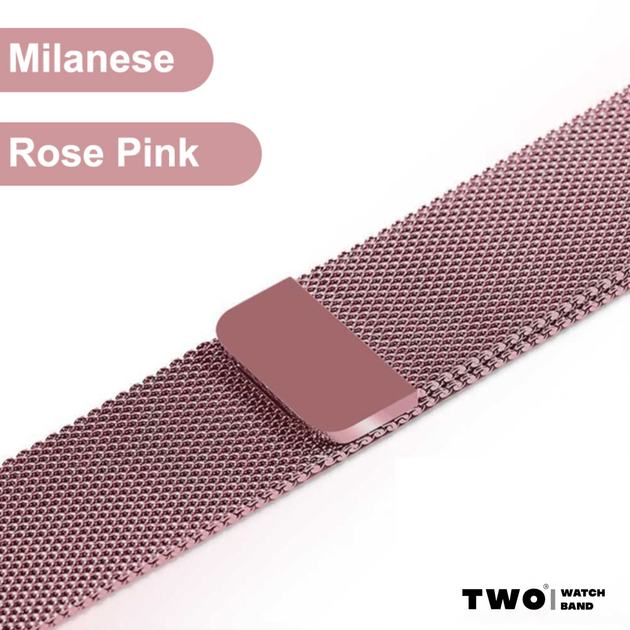 Ремешок миланская петля для Xiaomi Amazfit Bip 3/ Bip3 Pro Светло Розовый - изображение 4