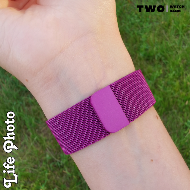 Ремешок миланская петля для Xiaomi Amazfit Bip 3/ Bip3 Pro Фиолетовый - изображение 7