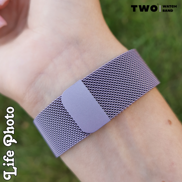Ремешок миланская петля для Xiaomi Amazfit Bip 3/ Bip3 Pro Лавандовый - изображение 6